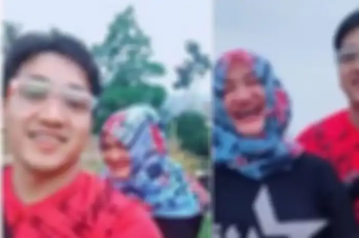 Teddy bersama Lina semasa hidupnya.