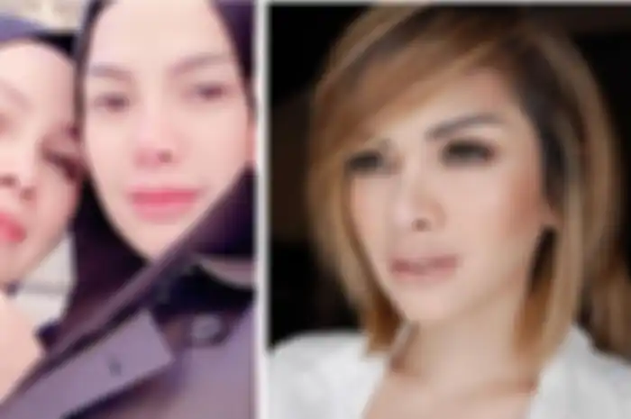 Nikita Mirzani bersama sahabatnya, Fitri Salhuteru.