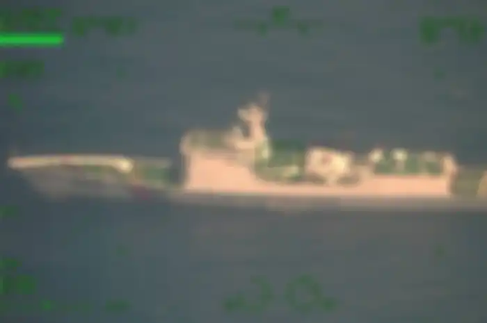 Coast Guard China dengan nomor lambung CCG-5305 berkeliaran di ZEE Indonesia