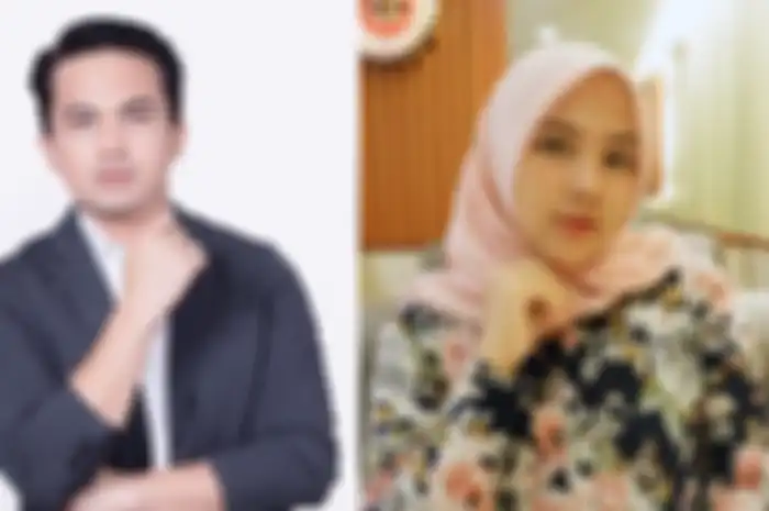 Kolase foto Sahrul Gunawan dan Una Maulina