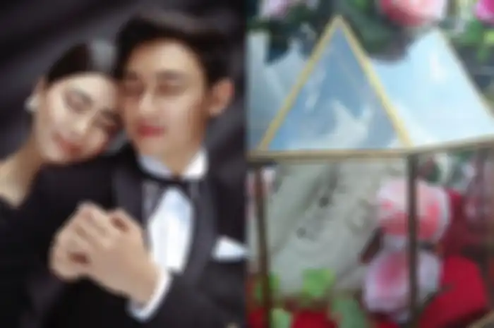 Kolase foto Felicya Angelista dan Caesar Hito - barang mewah yang jadi seserahan.