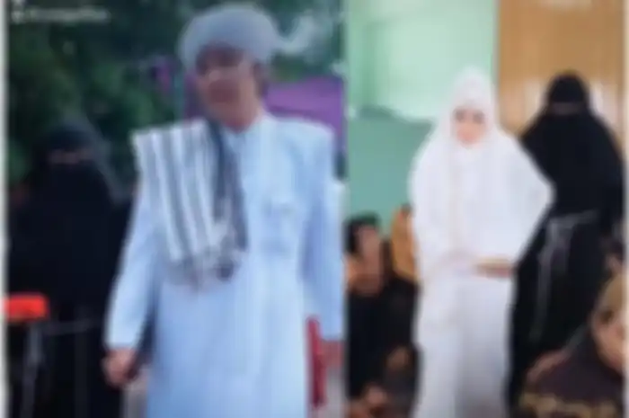 Abah Hafi diantar istri pertamanya untuk menikah lagi