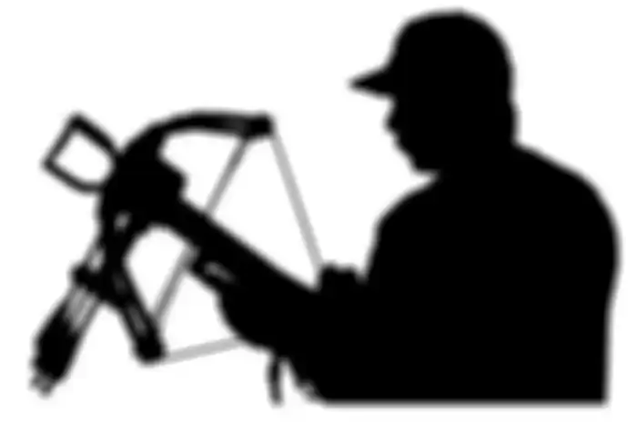 Ilustrasi menggunakan crossbow