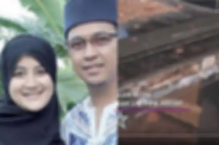 Kontras dengan makam sang suami yang kian memperihatinkan, Umi Pipik justru tinggal di rumah dengan dapur yang super lengkap