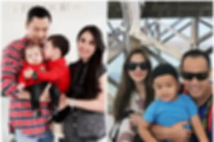 Kolase keluarga Sandra Dewi-Harvey Moeis/ Nia Ramadhani-Ardi Bakrie