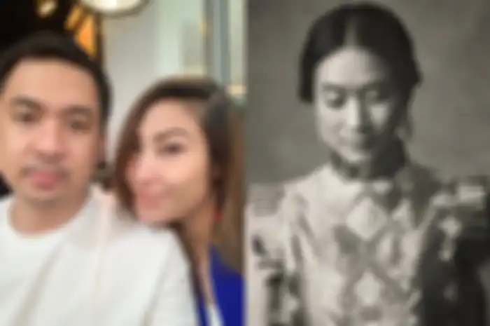 Kolase foto Regi Datau dan Ayu Dewi (kiri) - Happy Salma (kanan).