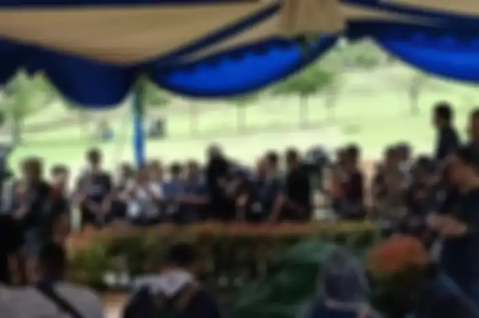 Situasi di kawasan San Diego Hills menjelang pemakaman Ashraf Sinclair