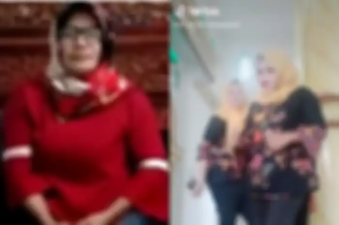 Viral video tiga emak-emak berjoget TikTok di sebuah rumah ibadah, usai viral, ketiganya minta maaf dan mengaku khilaf.  Kolase tribunnews.com/FB Sanusi Firdaus