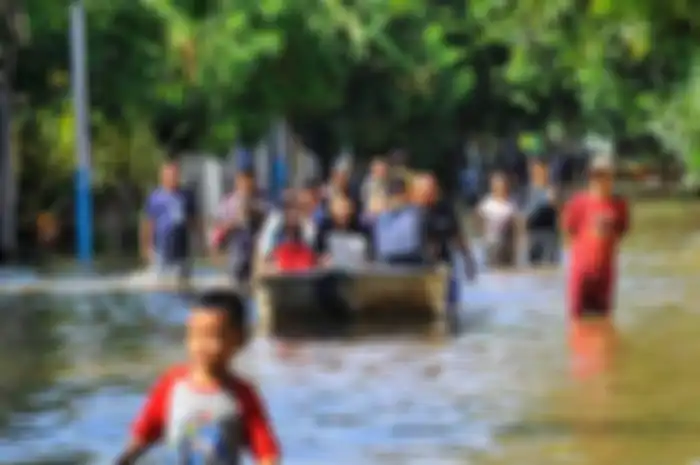 Ilustrasi banjir 
