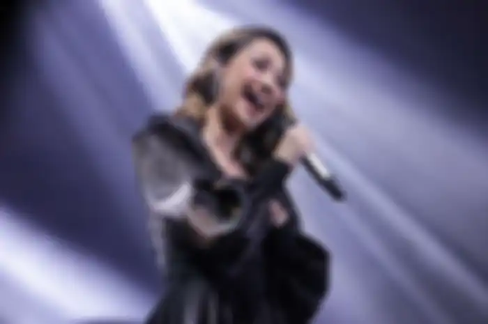 Bunga Citra Lestari saat tampil di acara Romantic Valentine concert with Ronan keating di Hotel Pullman Central Park, Jakarta Barat Sabtu(29/2/2020). Bunga Citra Lestari membawakan lagu Cinta Sejati.