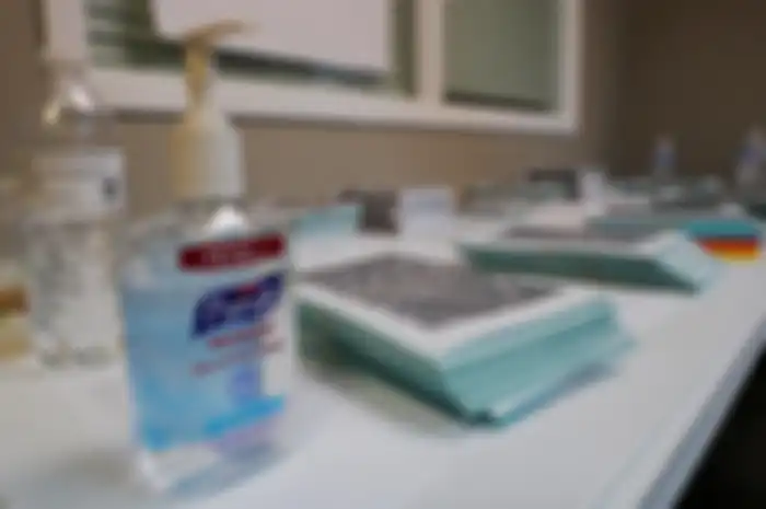 Ilustrasi hand sanitizer.