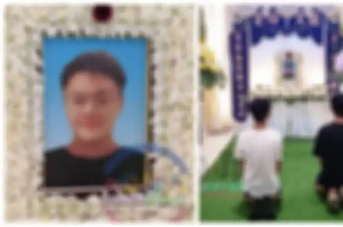 Foto Jun dan dua pelaku bully