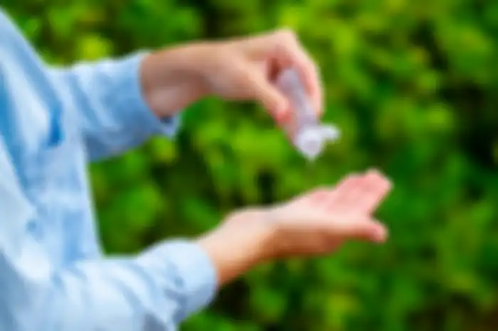 Ilustrasi hand sanitizer