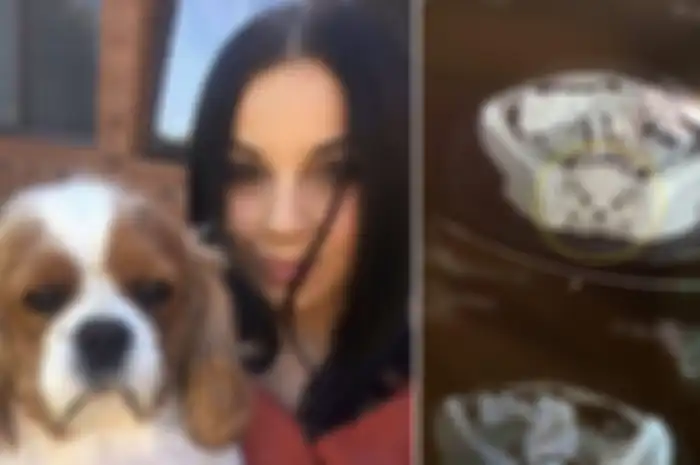 Alexandra dan anjing kesayagannya, George.