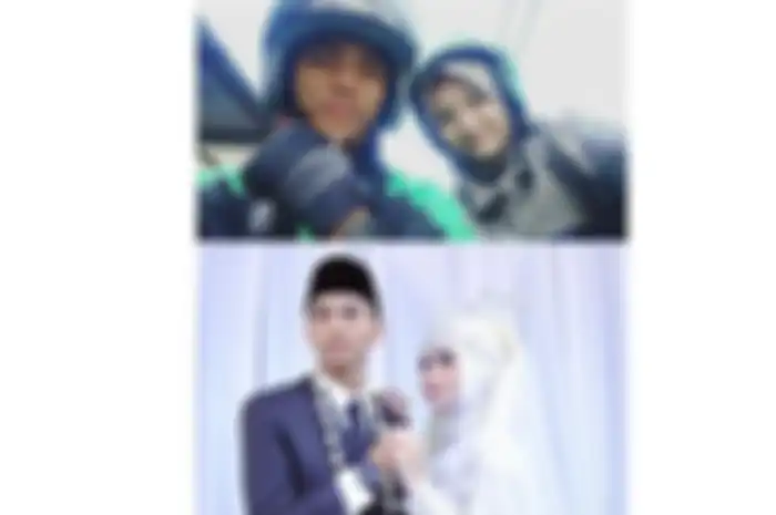 Viral kisah pernikahan ojol dengan pengemudinya.