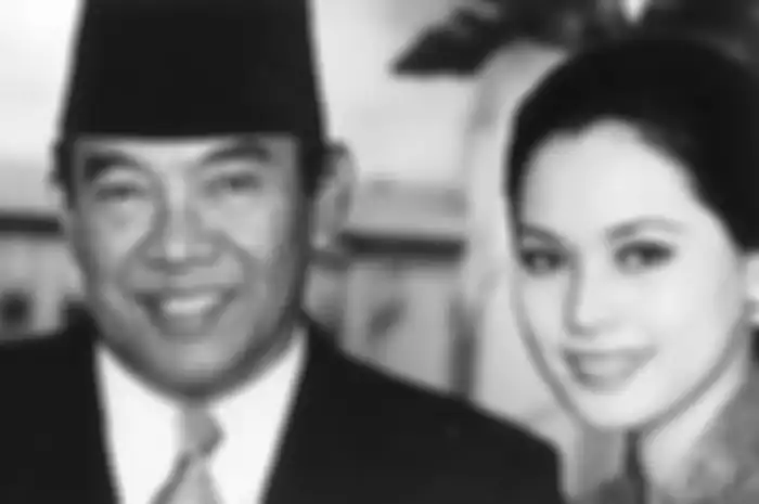Bung Karno dan Ratna Sari Dewi, istri kelimanya yang berasal dari Jepang