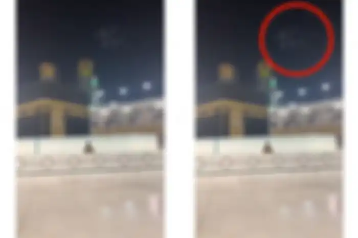 Segerombolan burung terbang mengitari Kabah