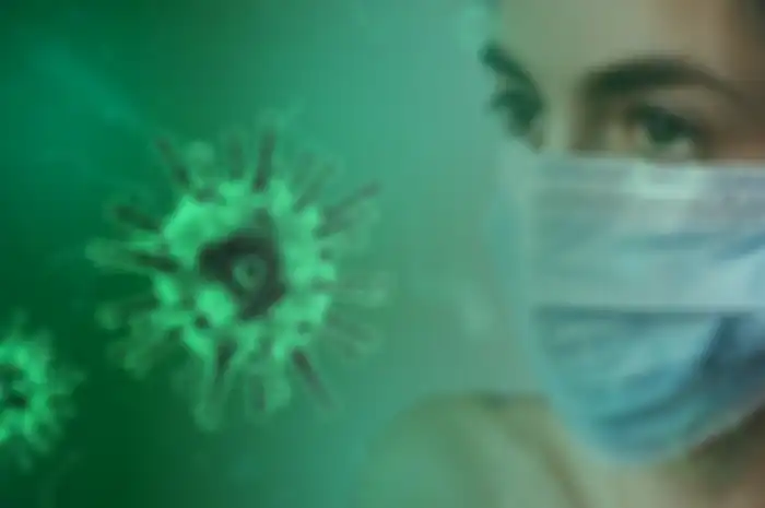 Ilustrasi virus corona