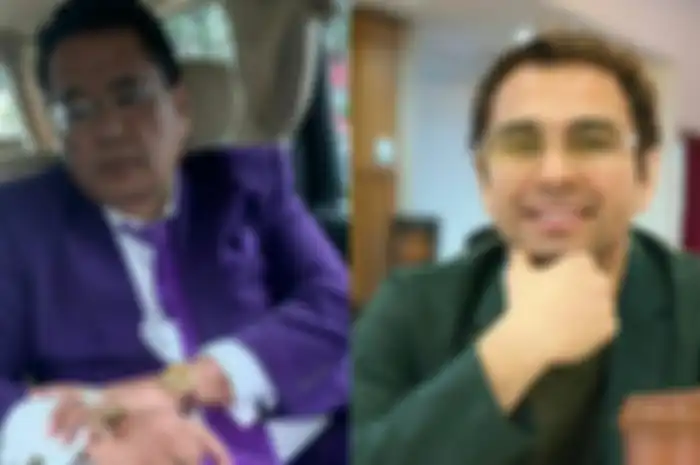 Kolase Hotman Paris dan Raffi Ahmad.