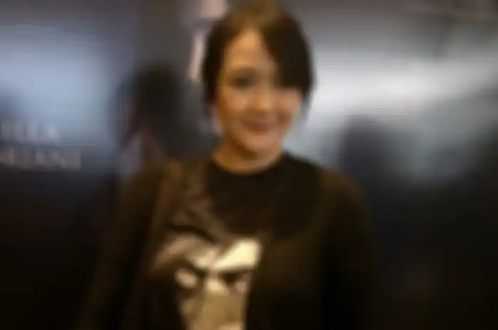 Rheina Ipeh dalam wawancara di sela press screening film Ghost di XXI Epicentrum, Jakarta Selatan, Senin (22/1/2018).