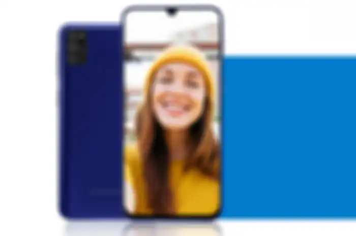 Tampilan Samsung Galaxy M21.