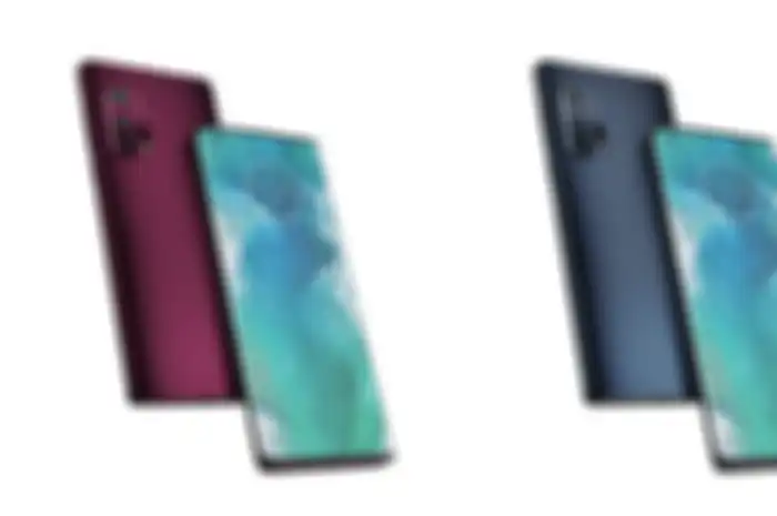 Bocoran render dari Motorola Edge+ yang disebar oleh Evan Blass melalui akun Twitter @EvLeaks