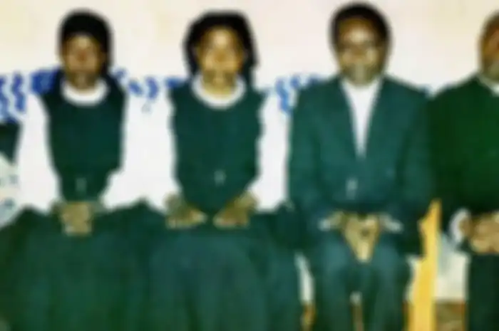 Dua puluh tahun kemudian, keberadaan (dari kiri ke kanan) Ursula Komuhangi, Credonia Mwerinde, Joseph Kibwetere dan Dominic Kataribabo tidak diketahui