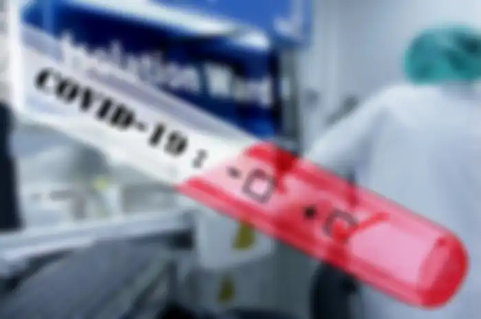 Ilustrasi tes virus corona