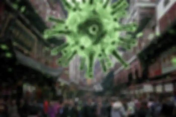 Ilustrasi virus corona