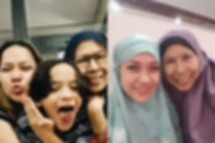 Senyum BCL kembali saat ualang tahunnya di temani Ibu Mertua dan anak semata wayangnya Noah Sinclair