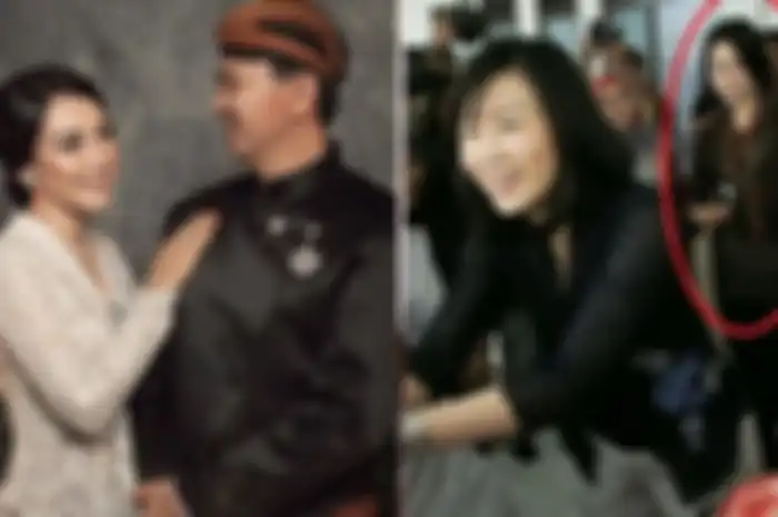 Kolase foto Ahok dengan sang istri, dan mantan istrinya.