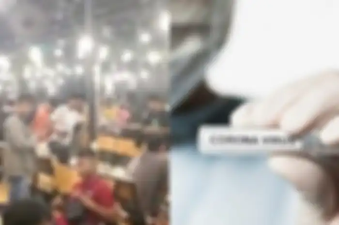 Potongan video viral pembubaran kafe tempat nongkrong para pemuda di Surabaya.(KOMPAS.COM/A. FAIZAL)