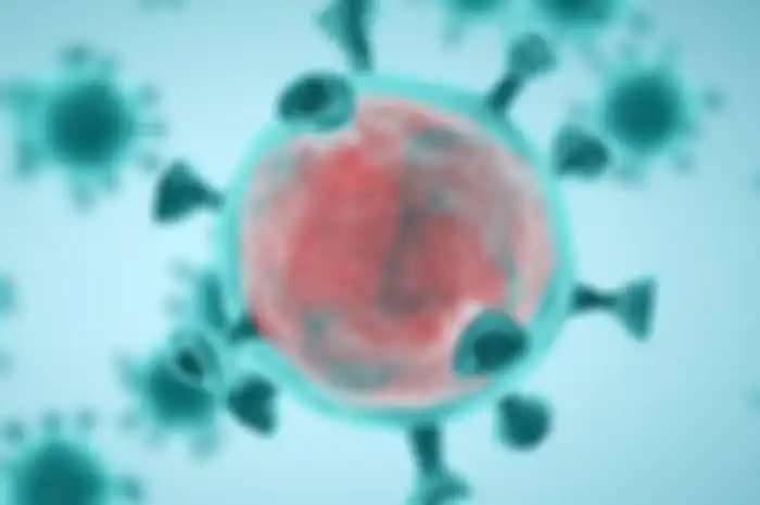 Ilustrasi virus corona