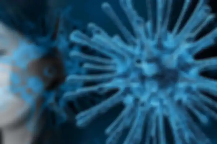 Ilustrasi terinfeksi virus corona
