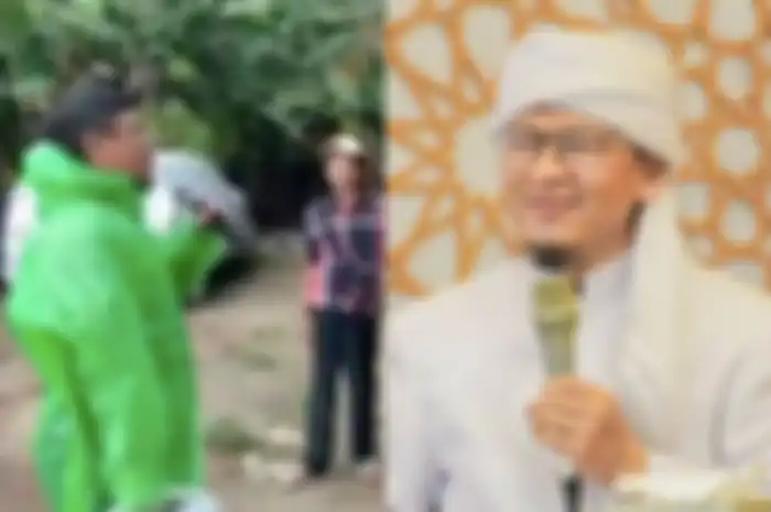 Penyebaran Virus Corona Makin Merajalela, Aa Gym Nekat Keliling Kampung Pakai Jas Hujan dan Bawa Alat Seadanya Demi Sosialisasikan Bahaya Pandemi yang Mengancam Nyawa
