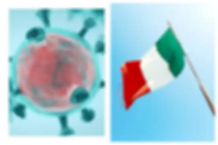 Kolase virus Corona dan negara Italia