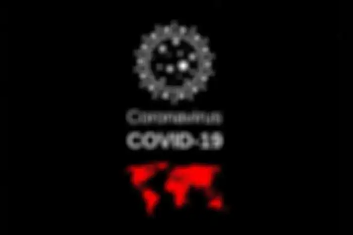 Ilustrasi pandemi virus corona. 