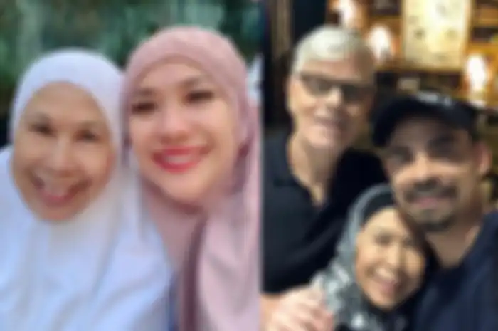 Bunga Citra Lestari bersama keluarga Ashraf Sinclair.