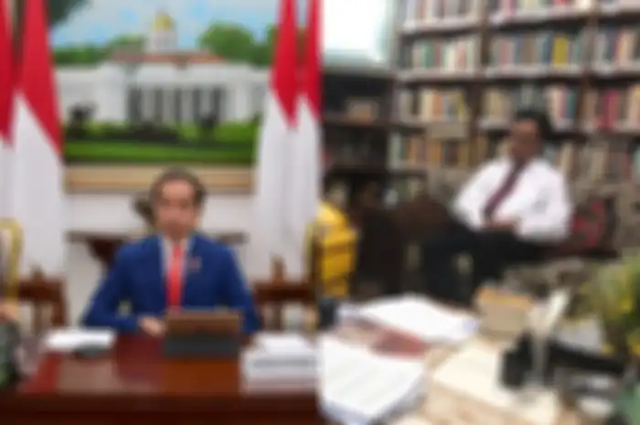 Presiden Joko Widodo dan Yusril Ihza Mahendra