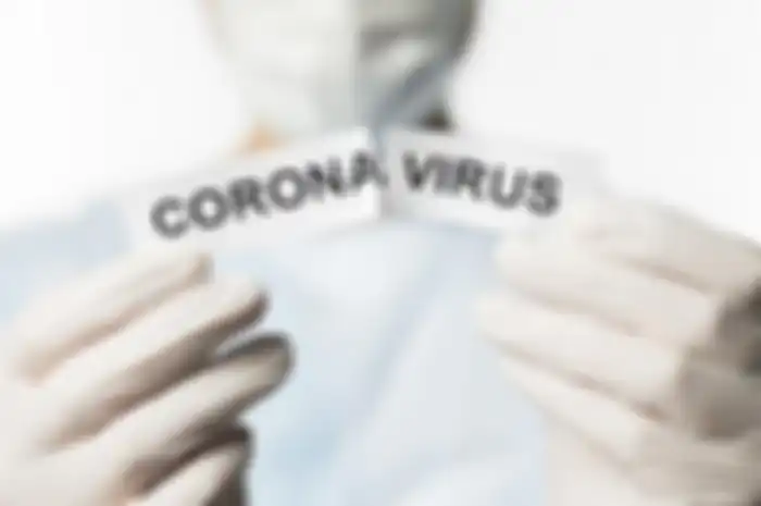 Ilustrasu virus corona.