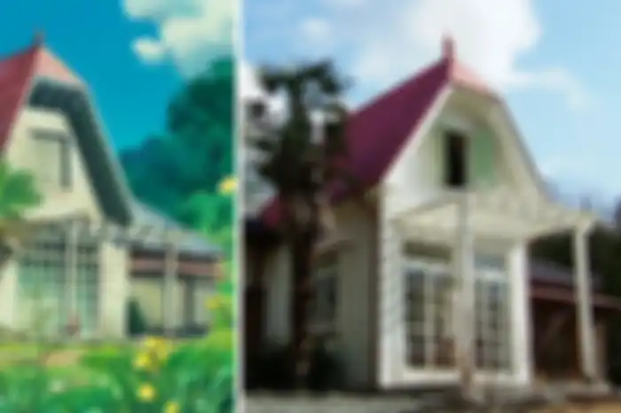 Rumah Satsuki dan Mei mirip dengan yang ada dalam film My Neighbor Totoro.