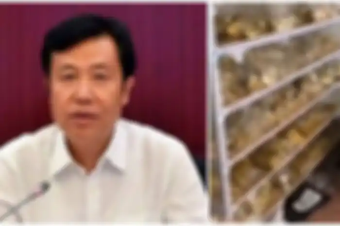 Zhang Qi (58), pejabat Cina yang miliki harta setara dengan orang terkaya di Cina ketahuan lakukan korupsi dan sembunyikan ribuan balok emas di rumahnya.