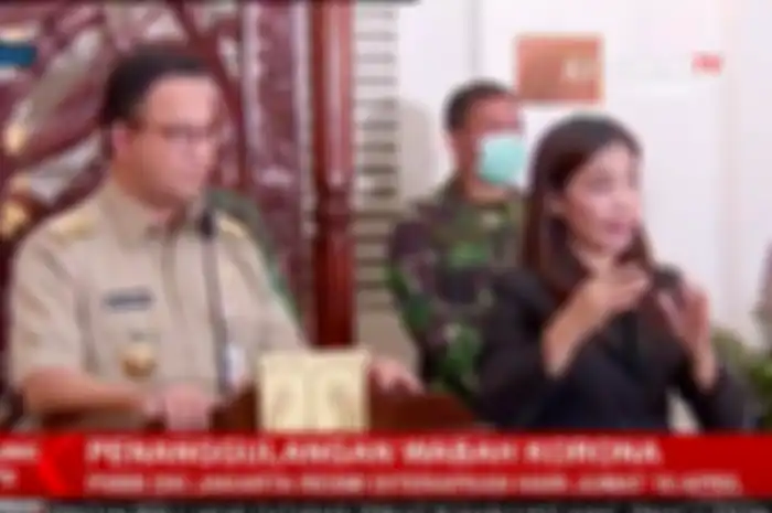 Penjelasan soal pembatasan sosial berskala besar oleh Anies Baswedan.