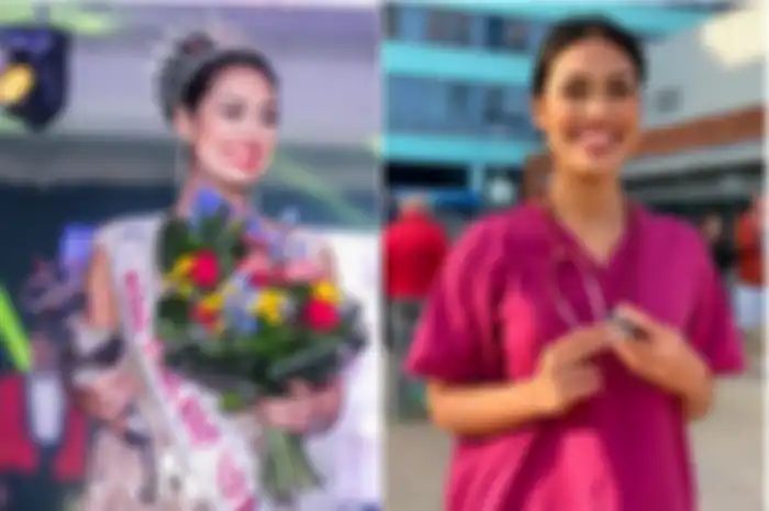 Miss Inggris yang juga peserta Miss Universe 2019 rela tanggalkan mahkota agar bisa kembali menjadi dokter untuk melayani pasien Covid-19.