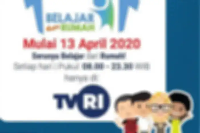 Link live streaming Belajar dari Rumah di TVRI.