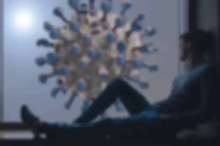 Ilustrasi virus corona