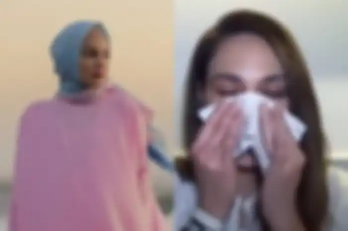 Luna Maya tak kuasa menahan air mata mendengarkan kisah hijran Dewi Sandra hingga singgung soal doa, kenapa?