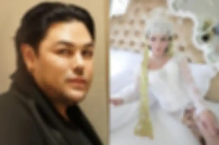 Gaun pernikahan Zaskia Gotik rancangan Ivan Gunawan
