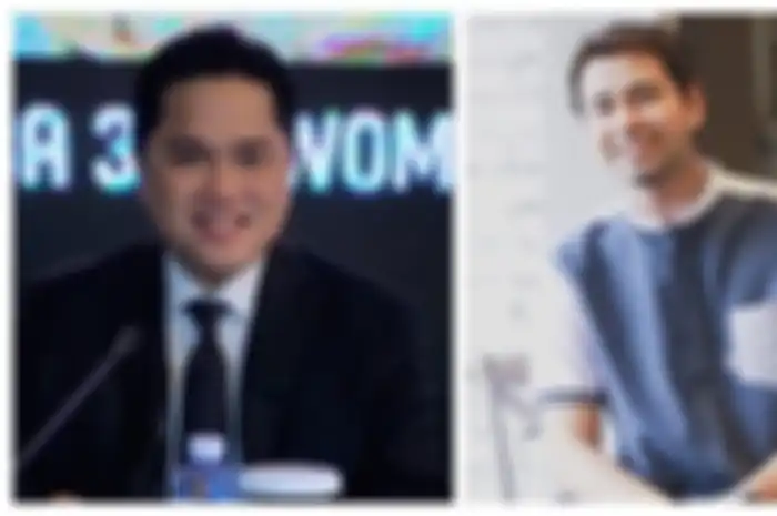 Raffi Ahmad bongkar tas Erick Thohir