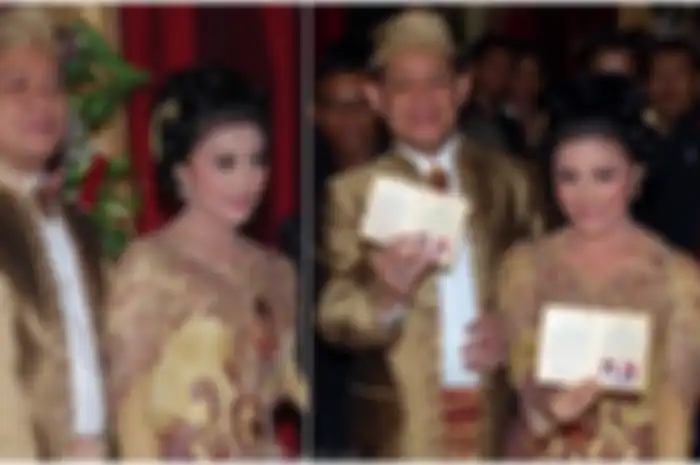 Foto pernikahan Cici Paramida dan Ahmad Suhaebi